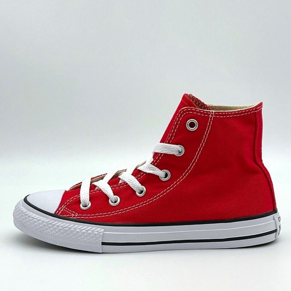 Converse Chuck Taylor All Star Classic Red Little Kids High Top Shoes 3J232 - Picture 2 of 5